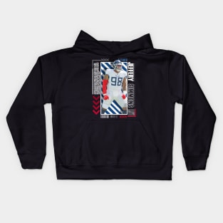 Jeffery Simmons Paper Poster Version 10 Kids Hoodie